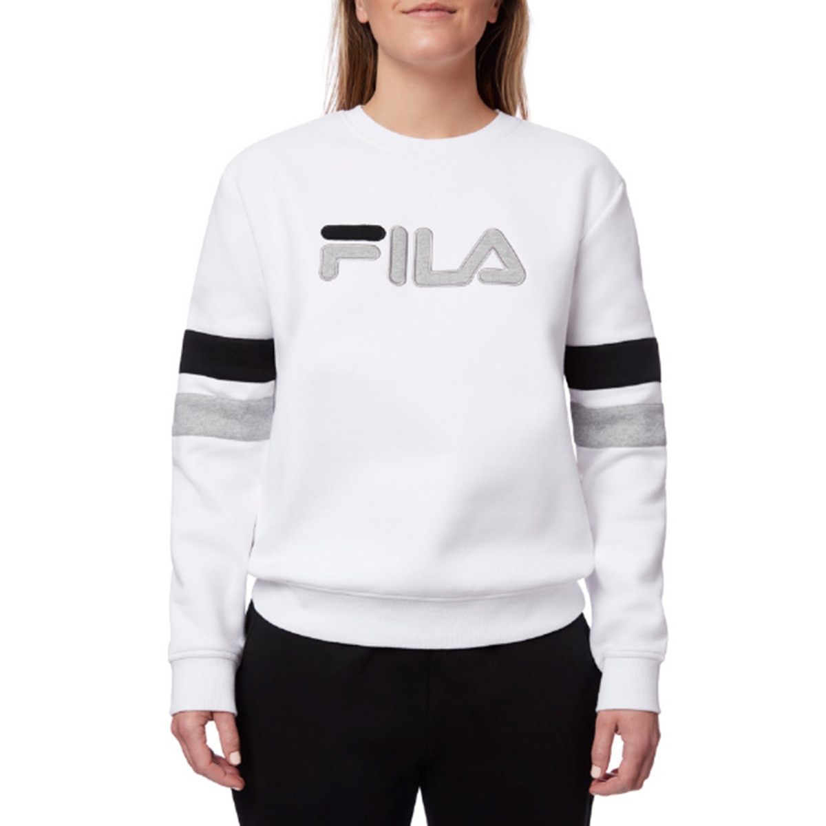 sudadera blanca fila