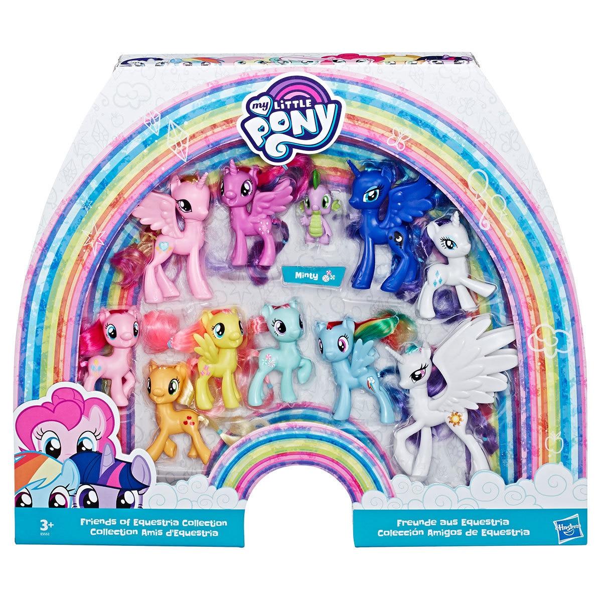 MLP My Little Pony Juguete Suave muñeco de Peluche pequeños Ponies 27 cm Pinkie Pie 