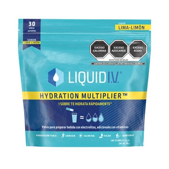Liquid I.V. Electrolitos en Polvo 30 pzas de 16 gr