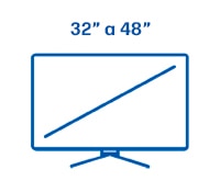 32 a 48 Pulgadas