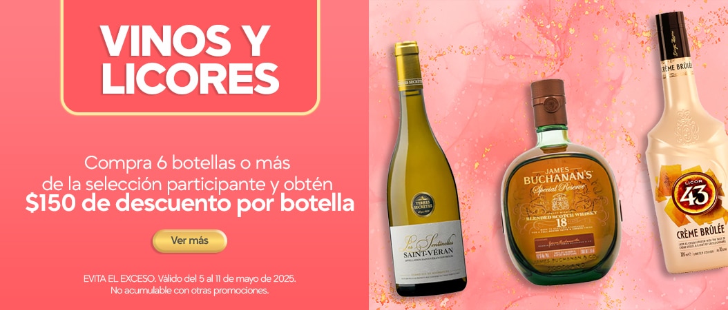 Descuentos en Vinos y Licores