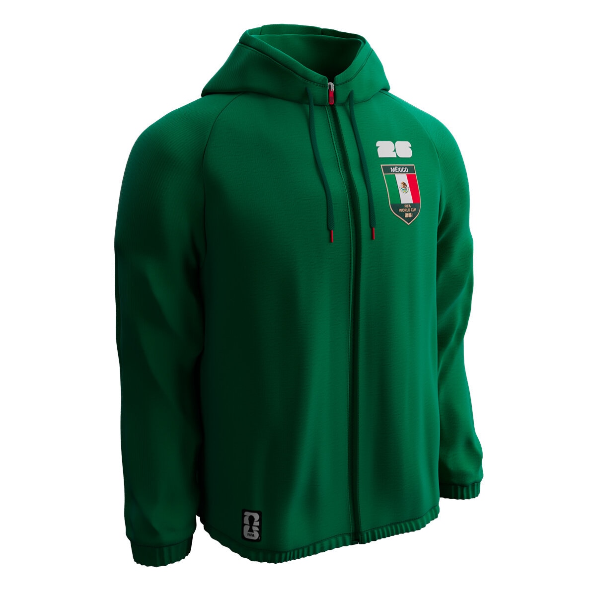 Licencia Oficial FIFA World Cup™, Chamarra con Capucha y Cierre para Caballero, Varias Tallas