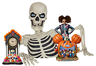 Disfraces y decoración para Halloween y día de muertos