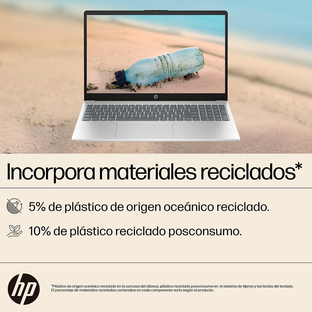 HP 15-fd0151la Laptop 15.6" Full HD Táctil Intel Core i5 8GB 512GB SSD + 12 Meses M365 Personal