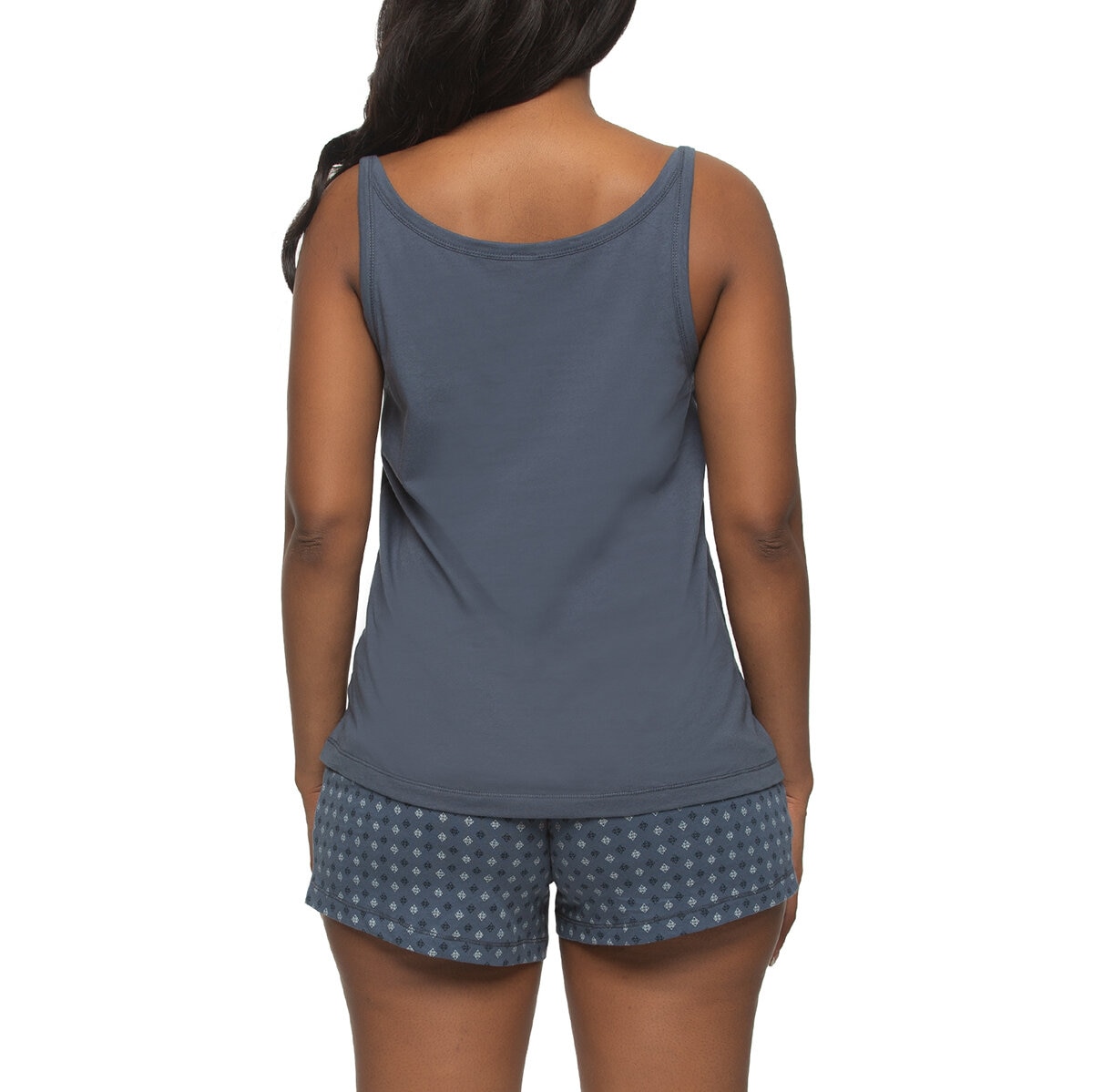 Black Bow Conjunto de Pijama para Dama Azul Mediana