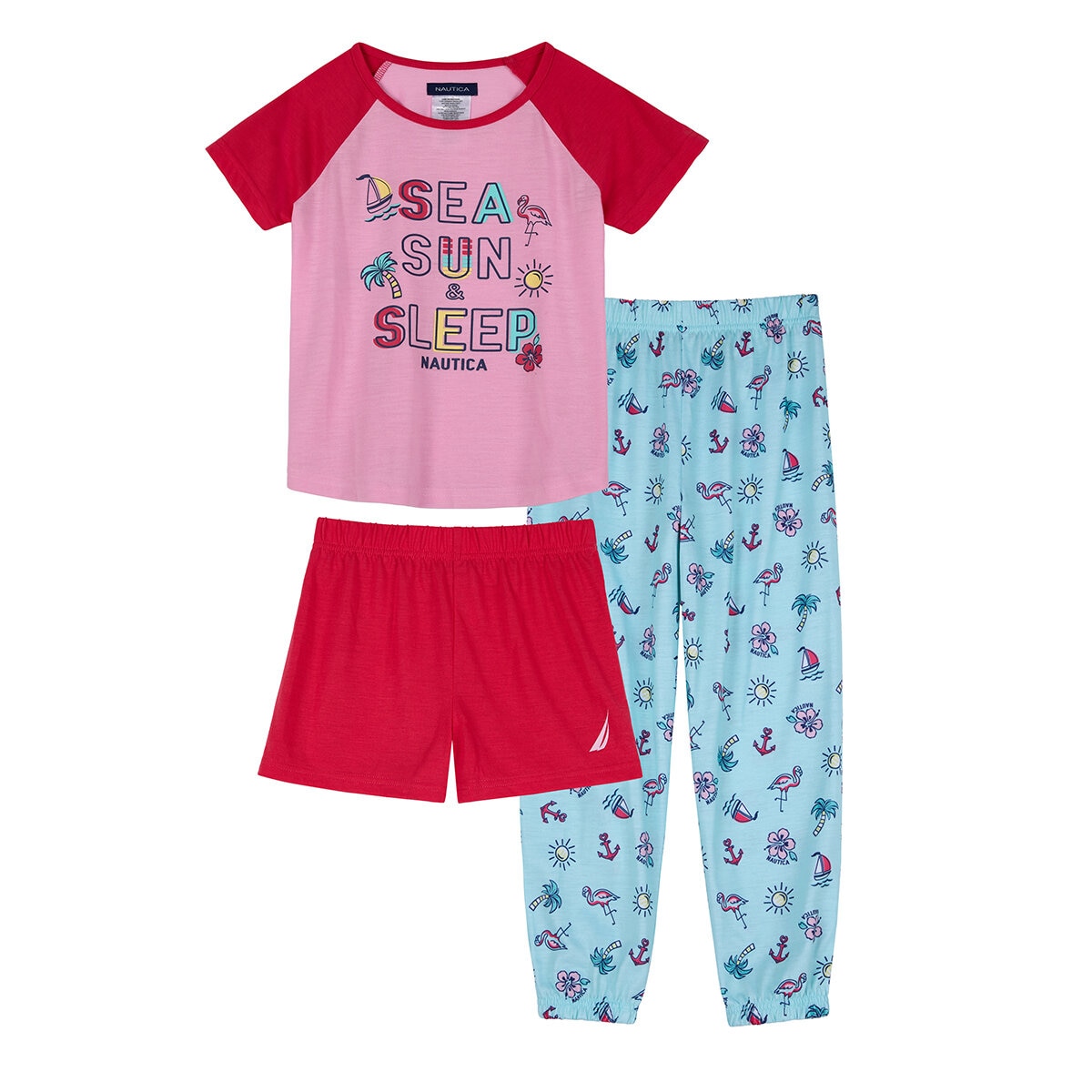 Nautica Pijama 3 piezas para Niños y Niñas Varias Tallas y Colores