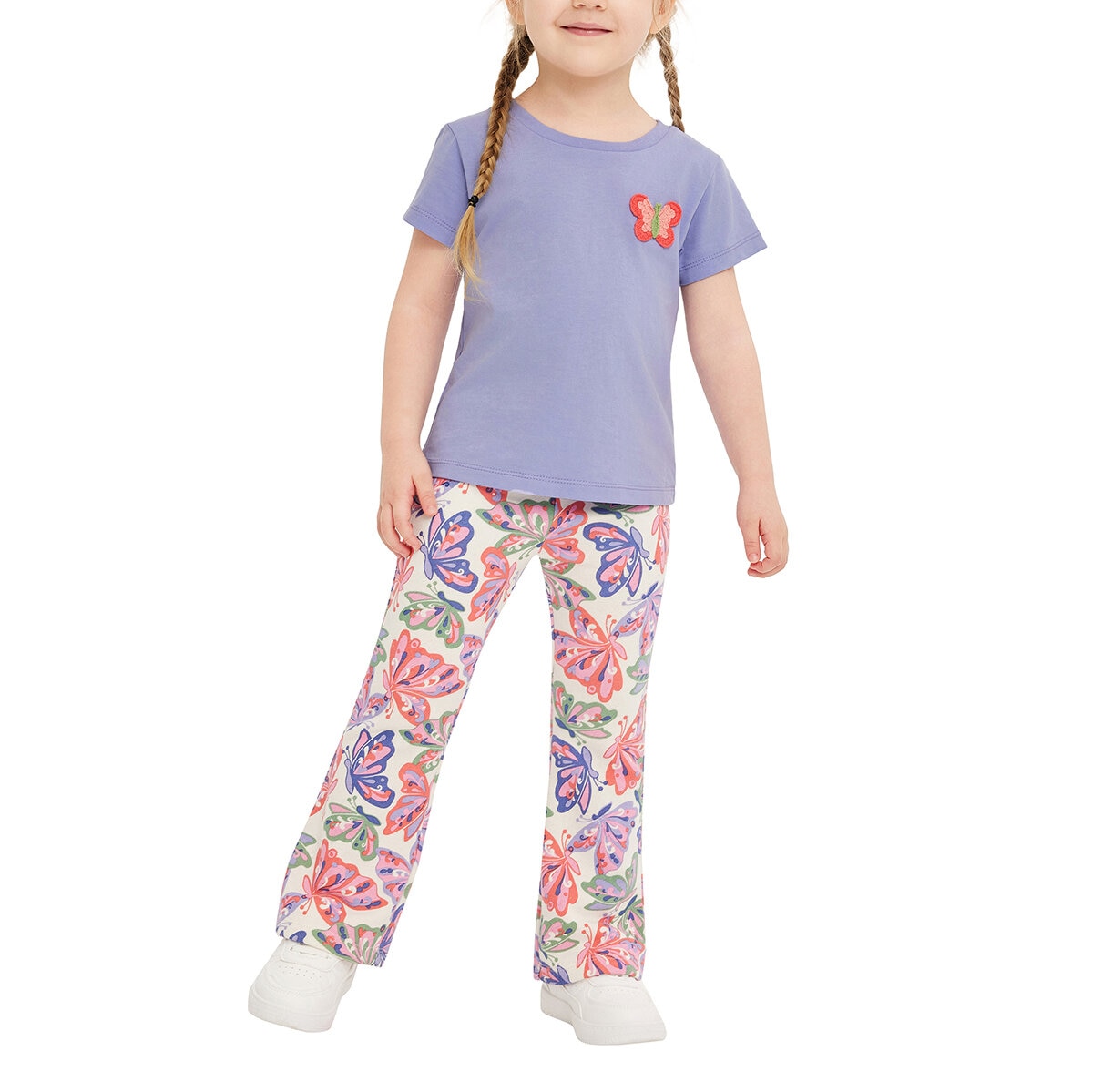 Peek Conjunto 3 piezas para Niñas Morado 2 Años