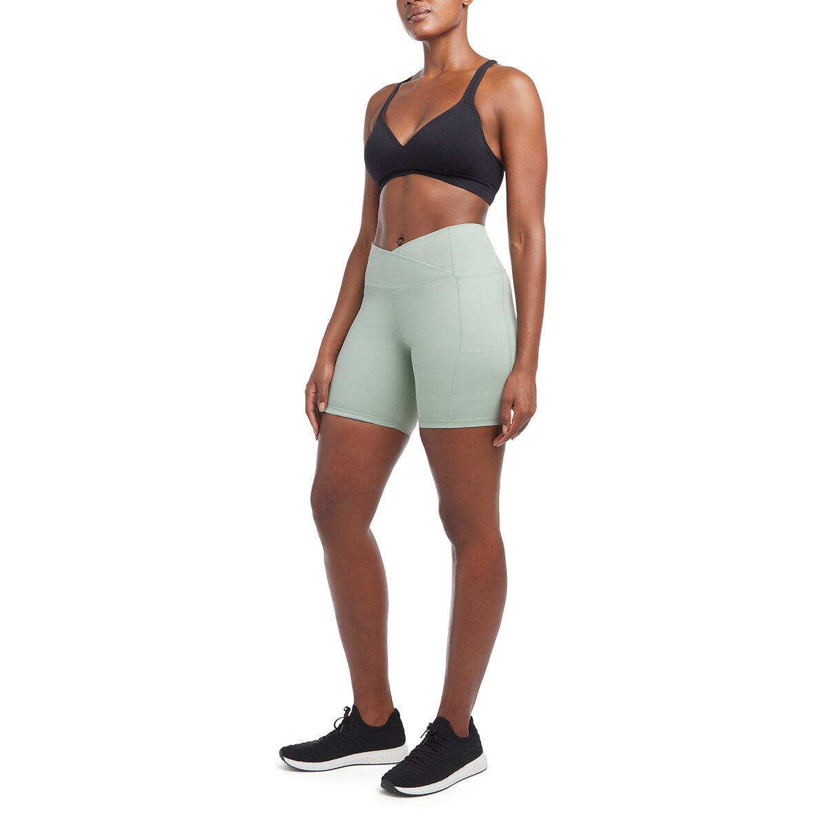 Jockey Set de Shorts Deportivos para Dama verde extra grande