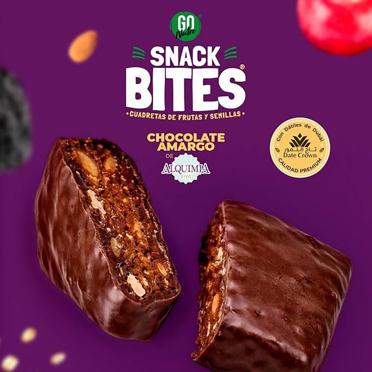 Go Nutre Snack Bites Cubiertas con Chocolate Amargo 454 g Go Nutre Snack Bites Cubiertas con Chocolate Amargo 454 g
