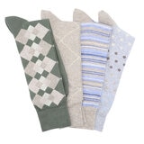 Lorenzo Uomo Calcetines de vestir para Caballero 4 pares Varias Tallas y Colores Lorenzo Uomo Calcetines de vestir para Caballero 4 pares Varias Tallas y Colores