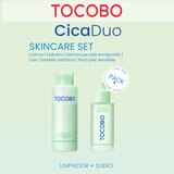 Tocobo, Cica Duo, Set de 2 piezas, Limpiador Facial y Suero Facial