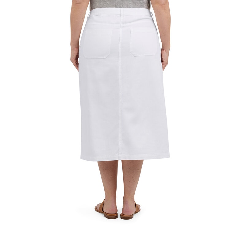 Wrangler Falda de Mezclilla para Dama Blanco 10