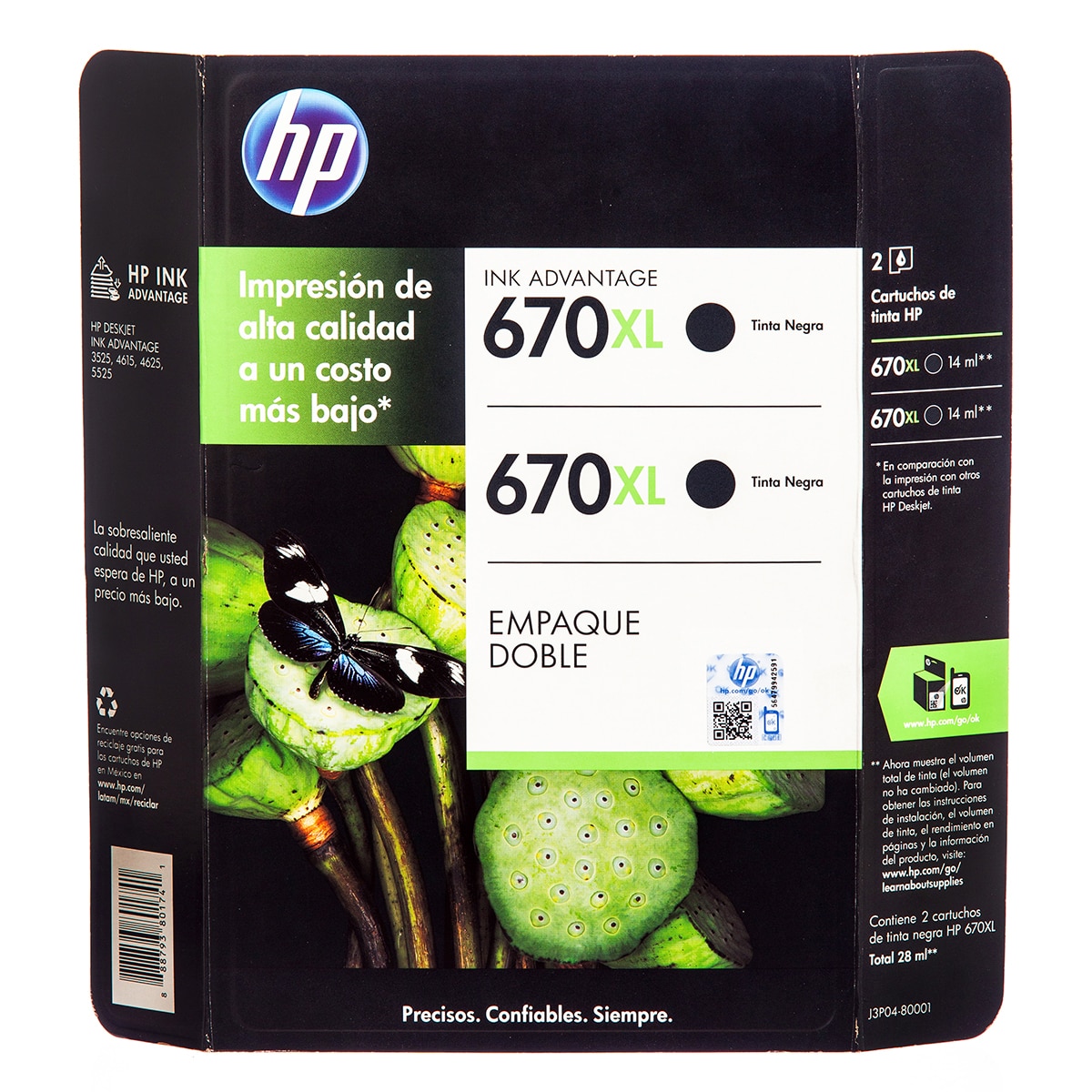 HP670 XL Cartucho de Tinta Negro | Costco México