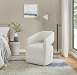 GilmanCreek Furniture, Silla Multifuncional de Tela con Ruedas