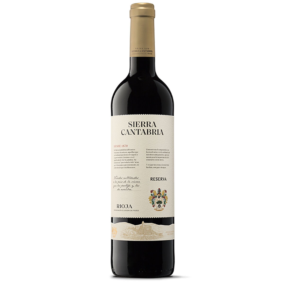Sierra Cantabria Reserva vino tinto 750ml Sierra Cantabria Reserva vino tinto 750ml