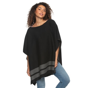 Black Bow Suéter Poncho para Dama Varios Colores