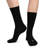 K Bell Calcetines para Dama 6 pares Negro