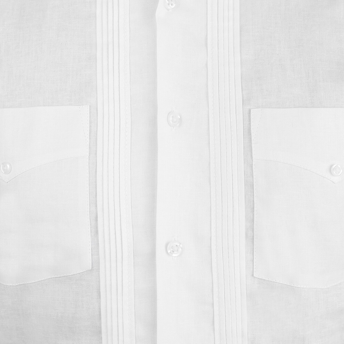 Uxmal by Manchester Guayabera Color Blanco, Manga Larga para Caballero, Varias Tallas