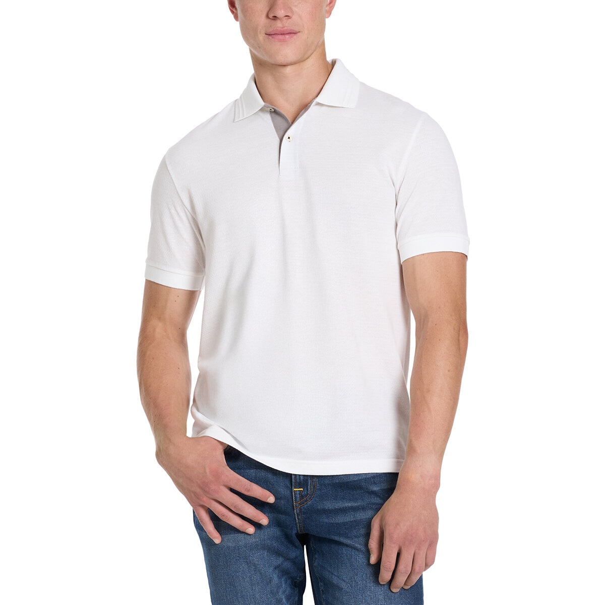 Scotch & Soda Polo para Caballero Blanco Grande