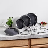 Hexclad, Batería de Cocina de 7 Piezas Con Comal Hexclad, Batería de Cocina de 7 Piezas Con Comal