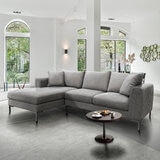Muebles Liz, Parma, Sala Modular de 2 Piezas, Gris