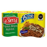 La Sierra Frijoles Bayos Refritos 6 pzas de 580 g