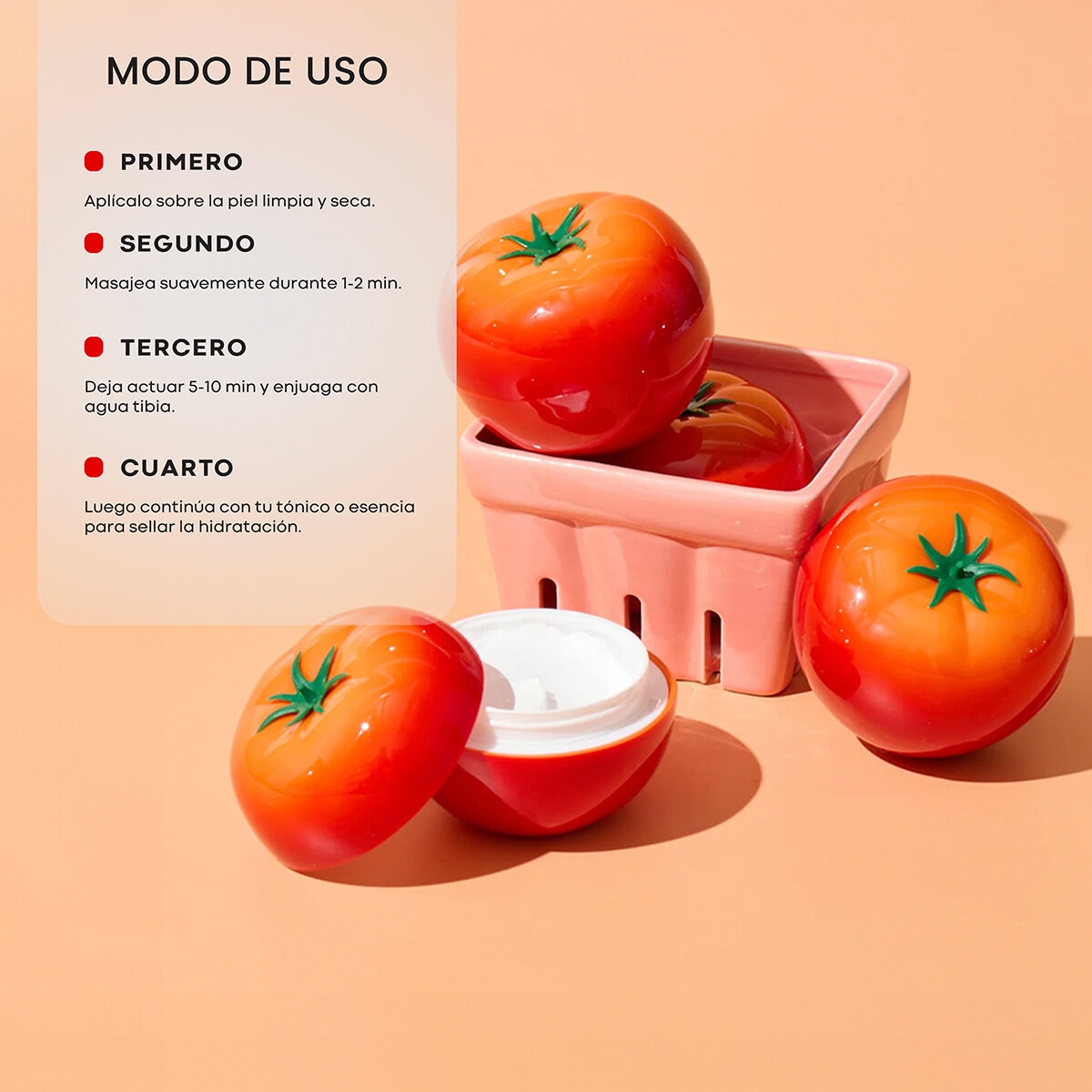 Tony Moly, Mascarilla Iluminadora Tomatox, 2 piezas Tony Moly, Mascarilla Iluminadora Tomatox, 2 piezas