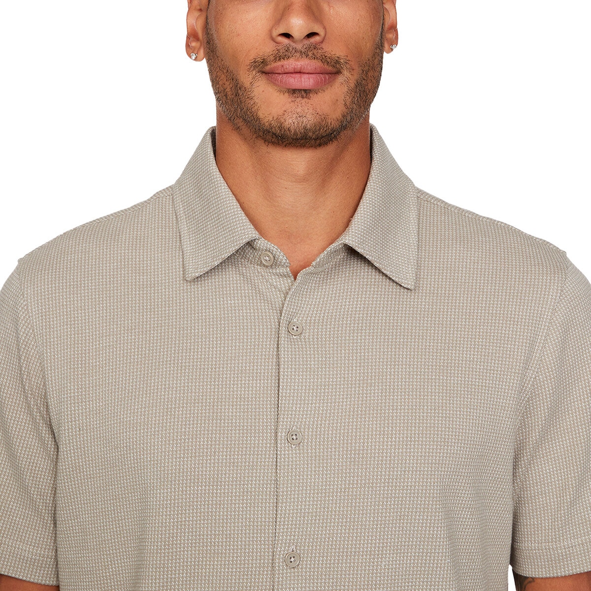 Buffalo David Bitton Camisa para Caballero Café Mediana