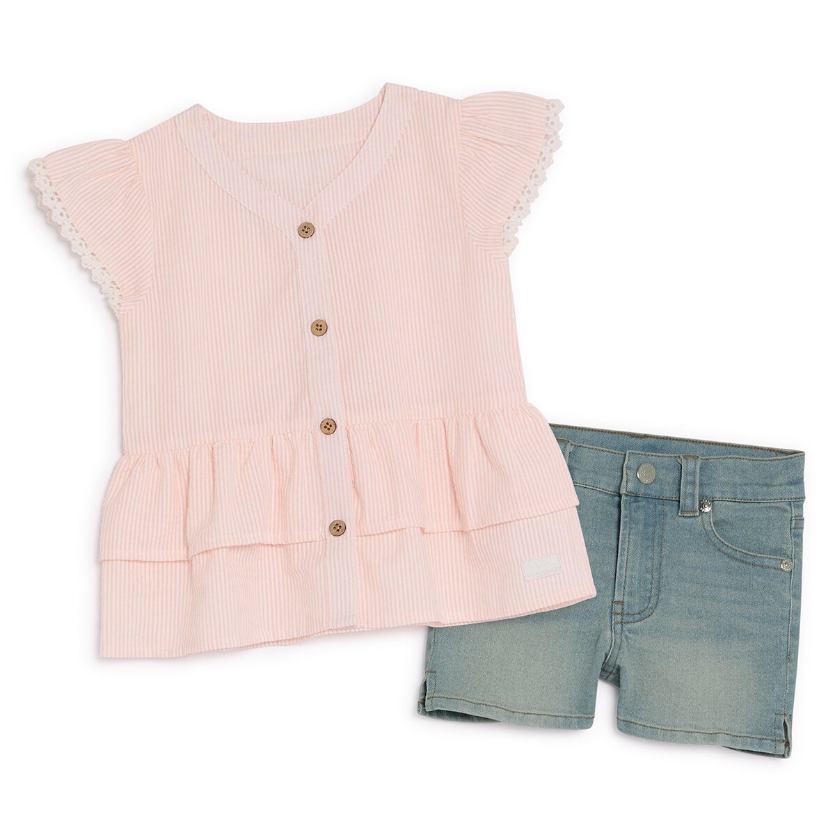 Koala Kids Conjunto 2 piezas para Niños y Niñas Rosa 3 Años