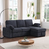 Montbrook Home, Mackenzie, Sofá Cama Seccional con Mesa Desplegable y Almacenamiento