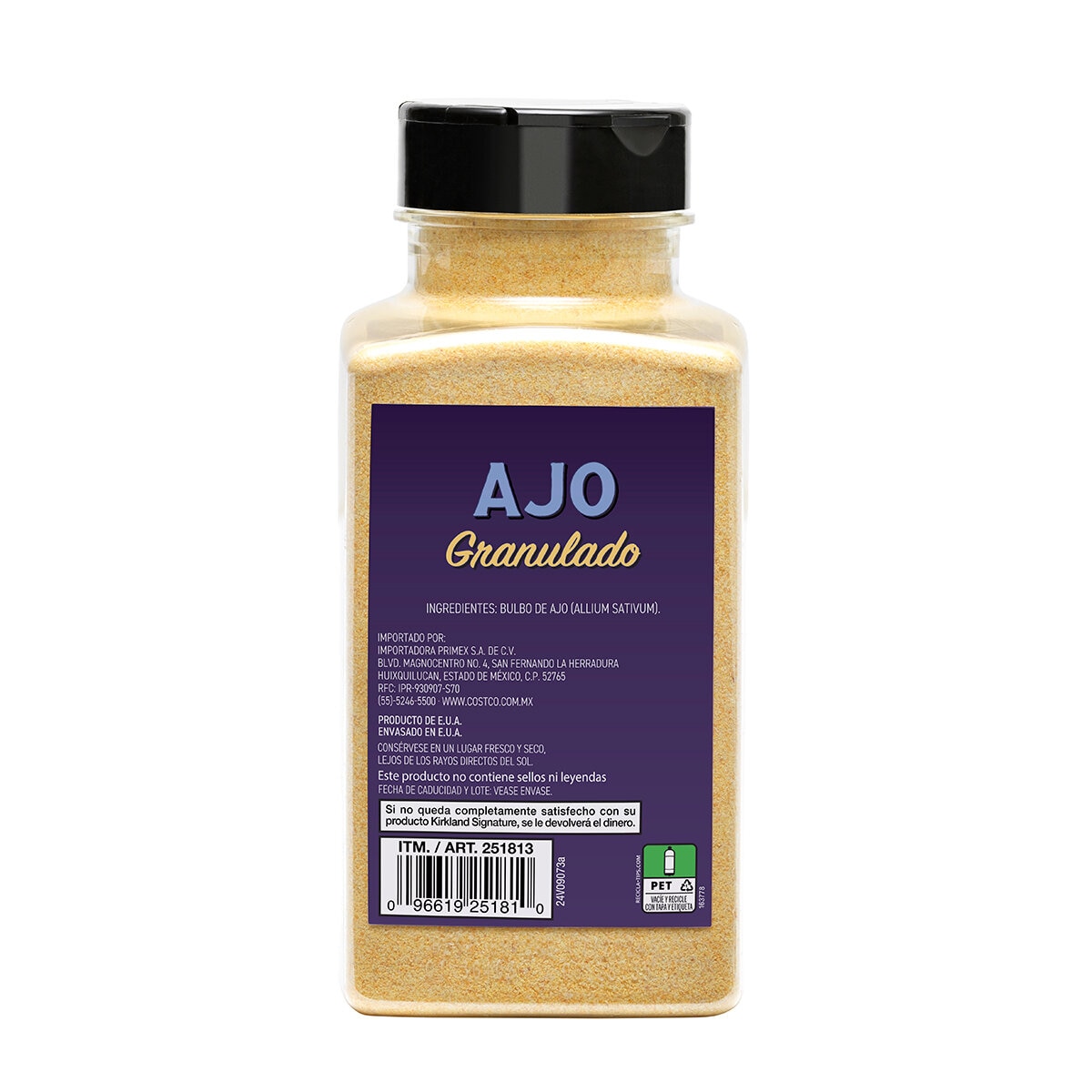 Kirkland Signature Ajo Granulado de California 510 g