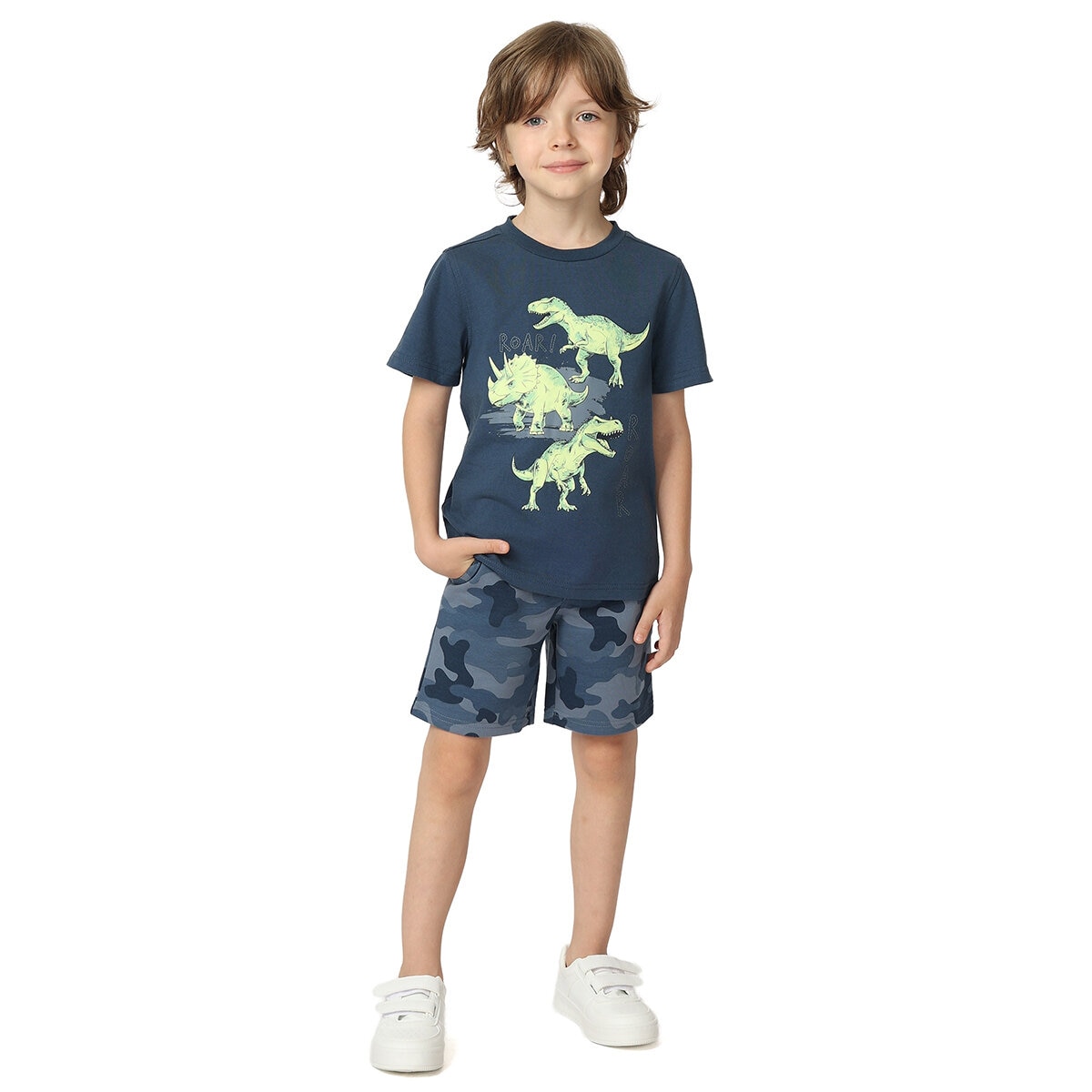 Kids Headquarters Conjunto 4 Piezas para Niños o Niñas Dinosaurio 5 Años