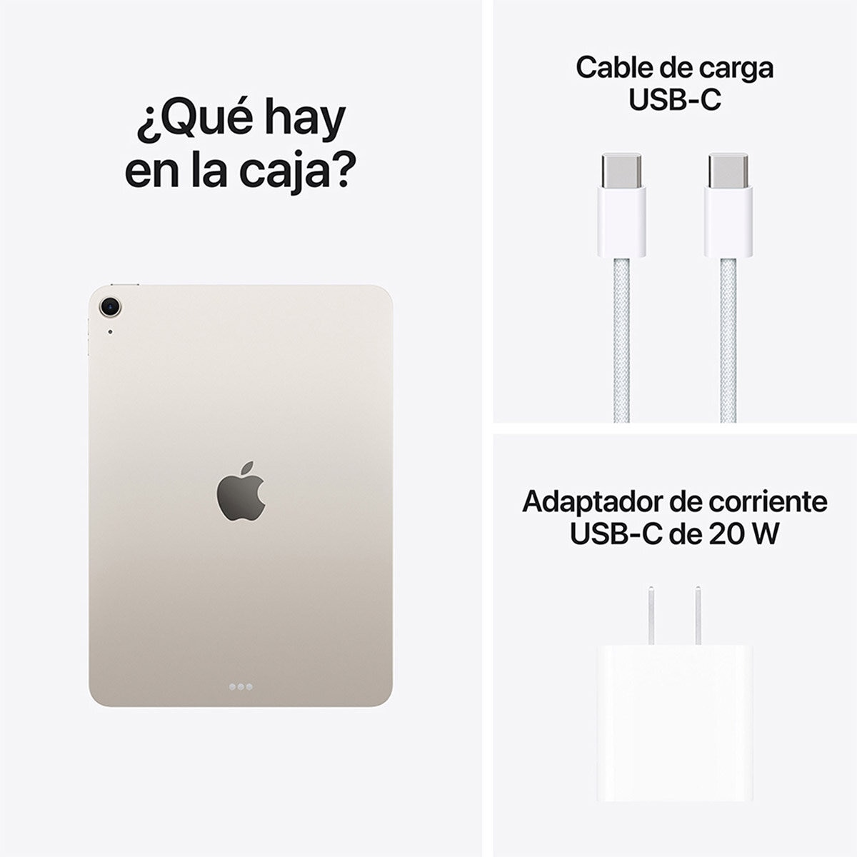 Apple iPad Air 11" Chip M3 1TB Blanco Estelar