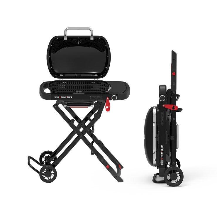 Weber, Traveler Compact Asador de Gas + Accesorios + Grill Academy Weber, Traveler Compact Asador de Gas + Accesorios + Grill Academy