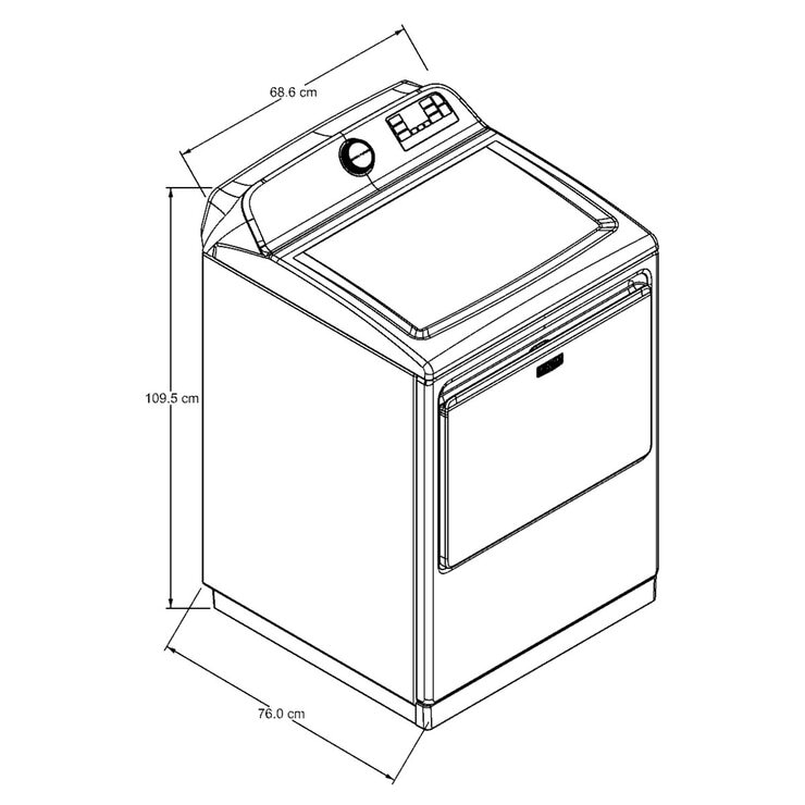 Maytag Secadora Eléctrica 28Kg