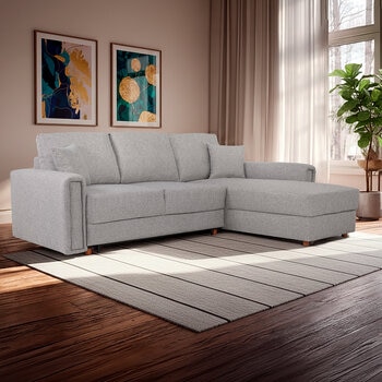 Violanti, Sofá Cama de 3 Plazas Beige