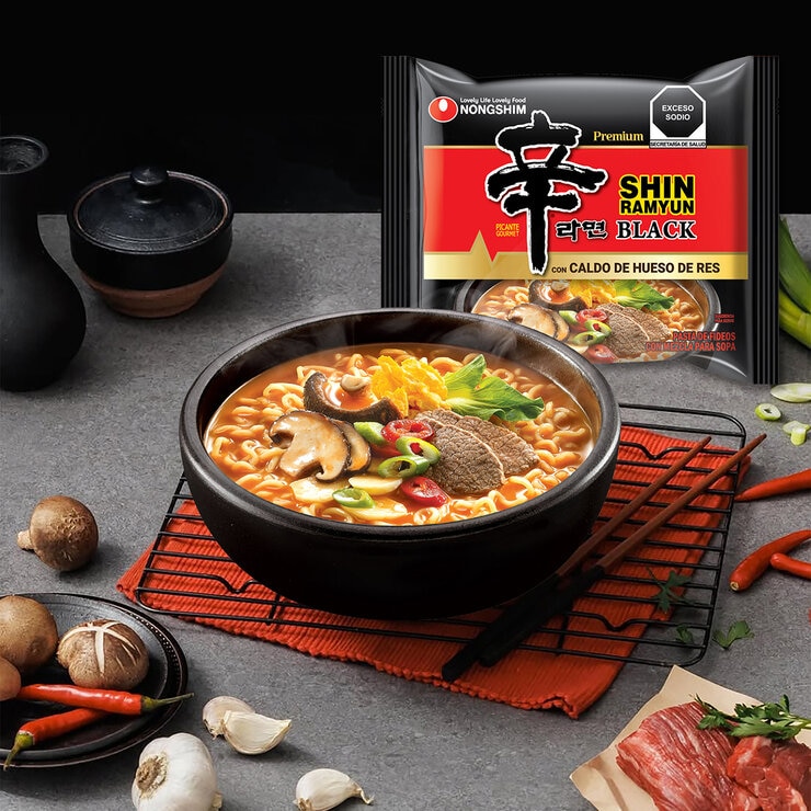 Shin Ramyun Fideos Ramen Coreanos 10/120 g