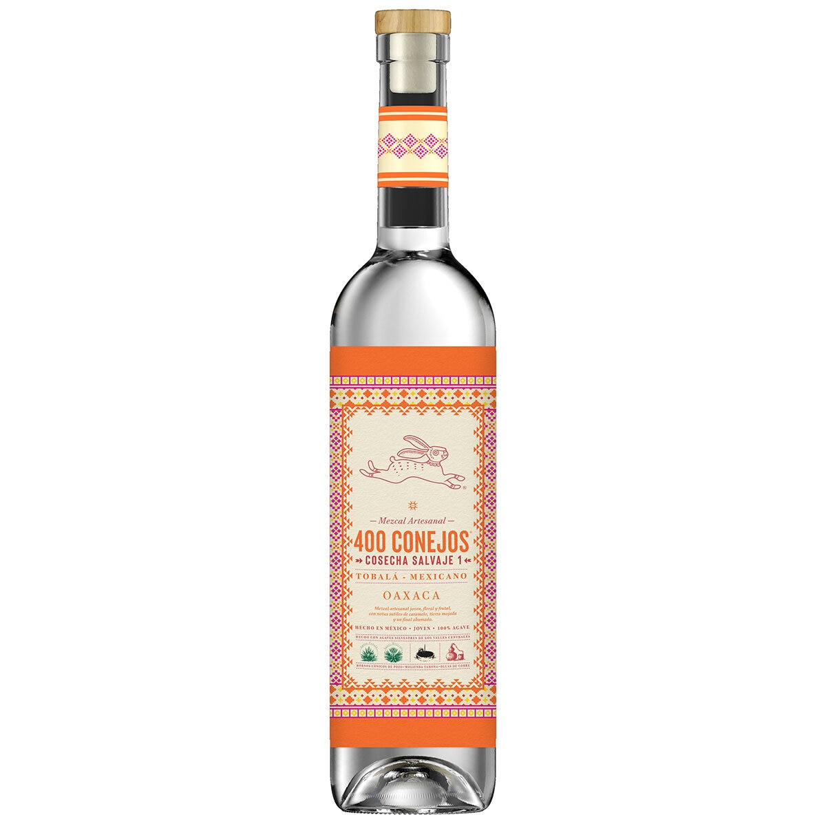 Mezcal 400 Conejos Cosecha Salvaje 700 ml Mezcal 400 Conejos Cosecha Salvaje 700 ml