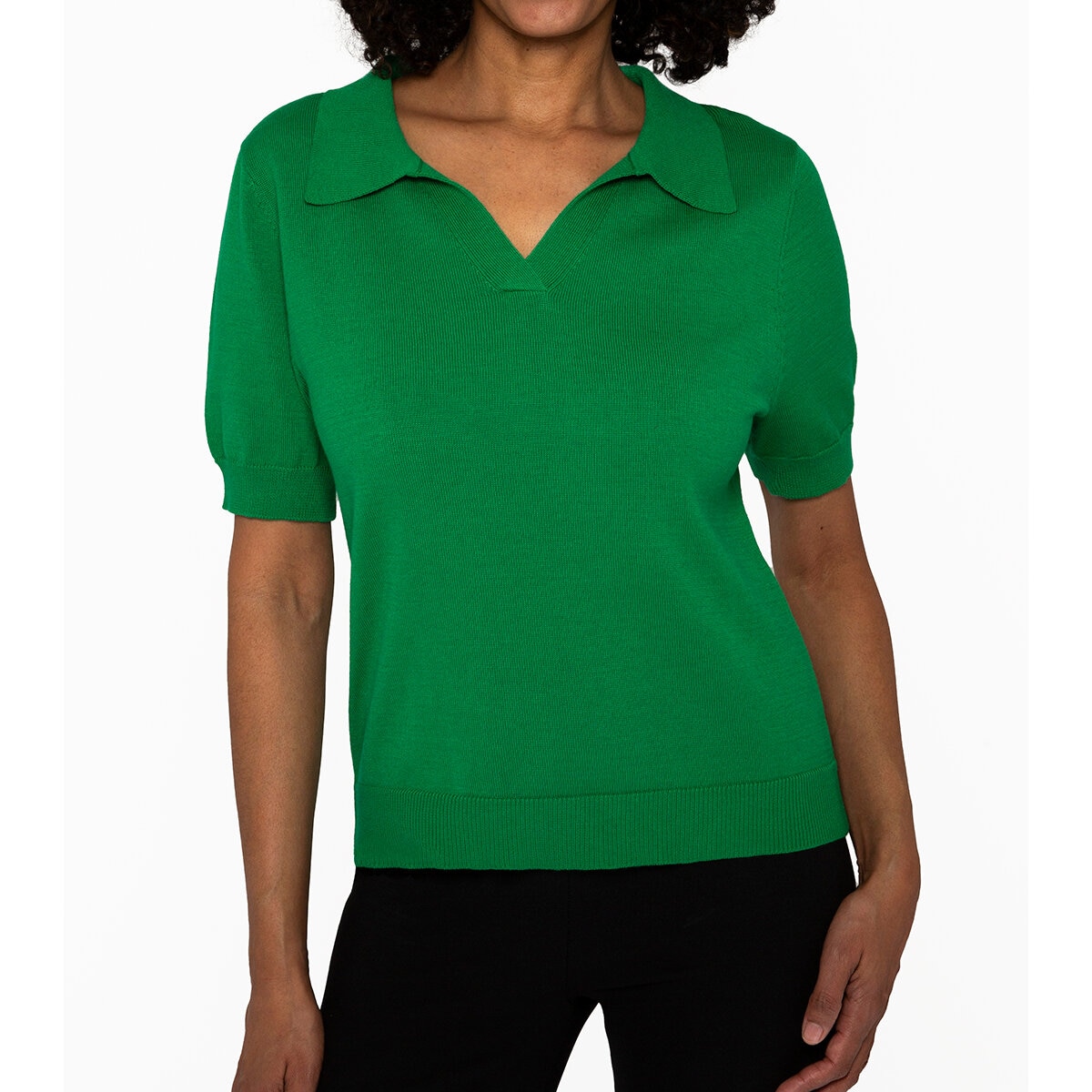 Mario Serrani Blusa para Dama Verde Extra Grande