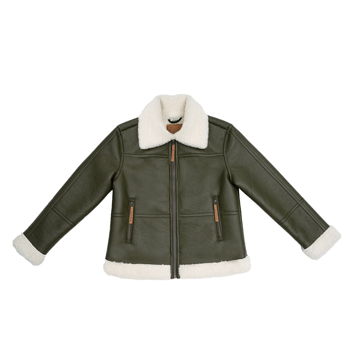 Bearpaw Chamarra para Dama Verde Extra Chica