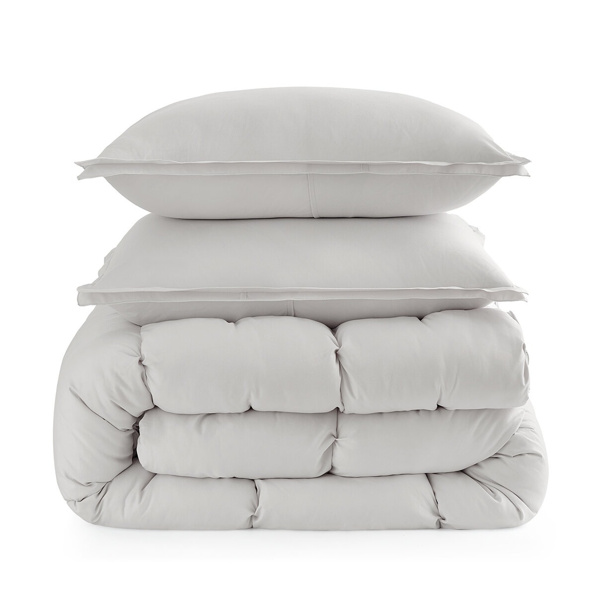 Casual Living, Edredón King de 3 pzs, Gris