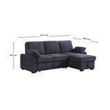 Montbrook Home, Mackenzie, Sofá Cama Seccional con Mesa Desplegable y Almacenamiento