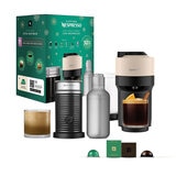 Nespresso, Cafetera Onpack Vertuo Pop Festive, Color Beige