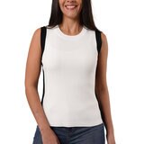 Cyrus Camisa sin mangas para Dama Blanco Extra Chica