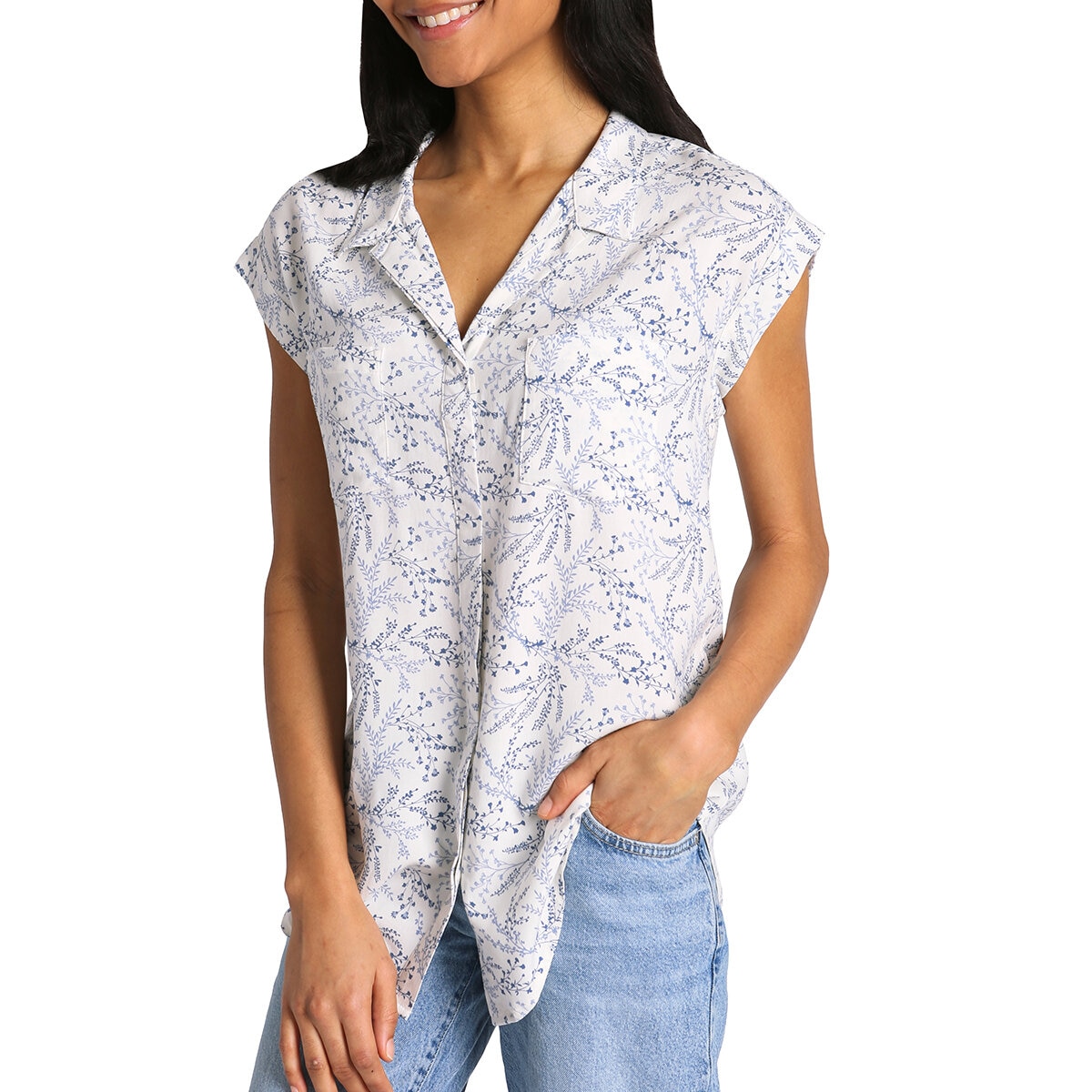 Jachs Girlfriend Blusa para Dama Blanco Mediana