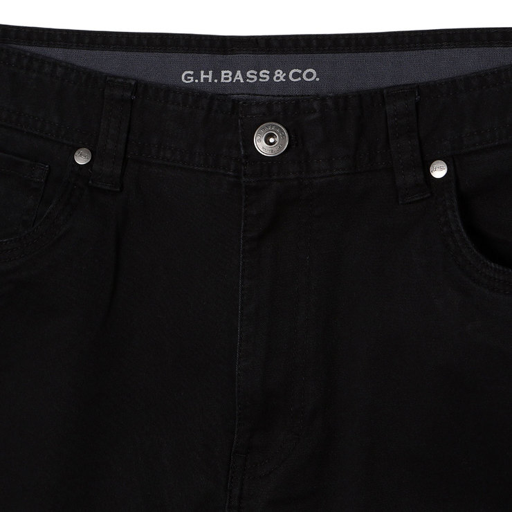 GH Bass, Pantalón para Caballero, Negro, 38" x 32"