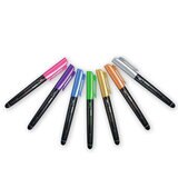 Marcador Brush Pen Colores Surtidos, Estuche 7 Pzas