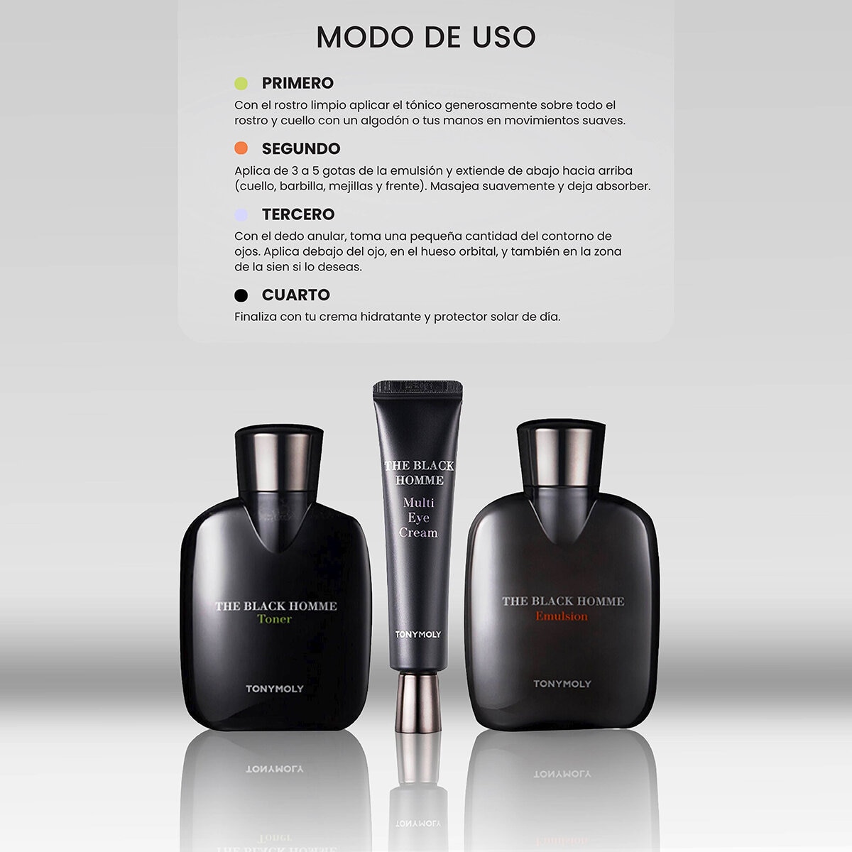 Tony Moly The Black Homme Set 3 pzas