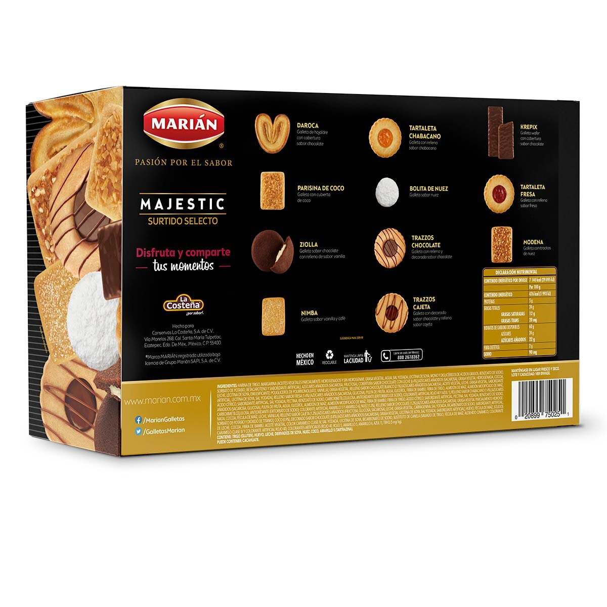 Marián Majestic Surtido Selecto de Galletas 1.5 kg