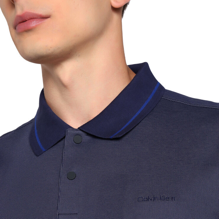 Calvin Klein Polo para Caballero Azul Extra Grande